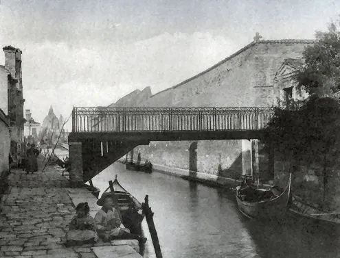 Photographic plate from Frederic Eden's A Garden in Venice